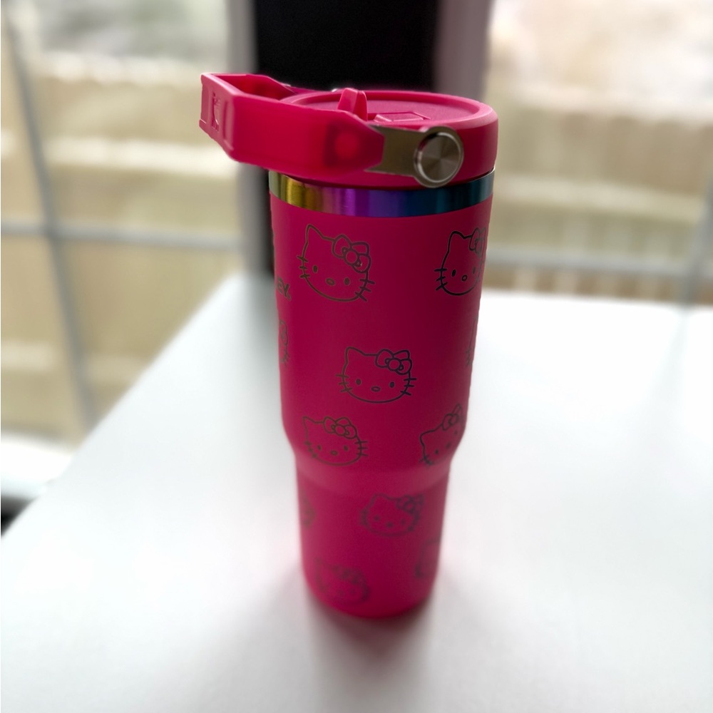 Hello Kitty Hot Pink Stanley 30 oz Tumbler with Handle. *Brand new*